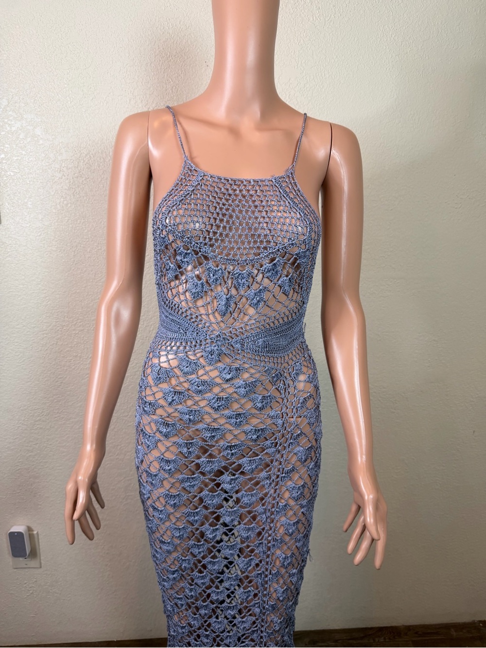 Free People Intimately Best For Last Macramé Maxi Dress Size Small - Picture 12 of 12